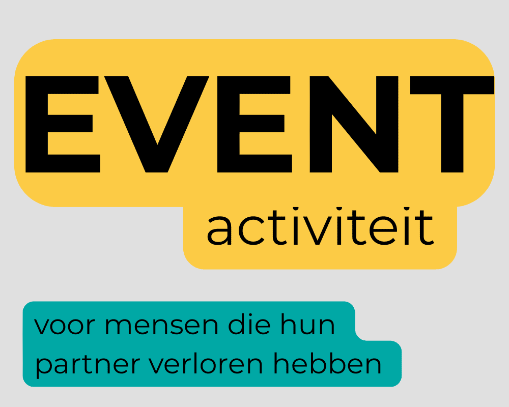 Activiteit voor mensen die hun partner hebben verloren