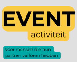 Activiteit voor mensen die hun partner hebben verloren