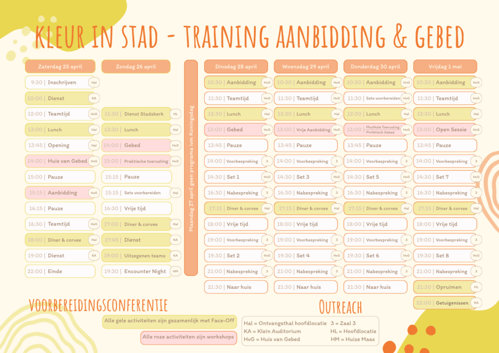 Rooster Training Aanbidding & Gebed l Kleur in Stad 2026